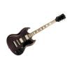 CHITARRA SOLID BODY, COPIA SG GUITAR O DIAVOLETTO, FINUTURE LUSSO, COLORE BURGUNDI